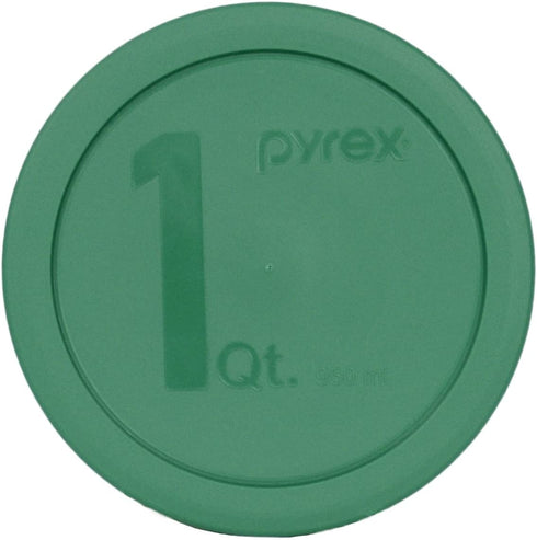 Pyrex Bundle - 4 Items: 322-PC Green, 323-PC Orange, 325-PC Blue, 326-PC Red Lids for Pyrex Mixing Bowls (Not Sculpted)